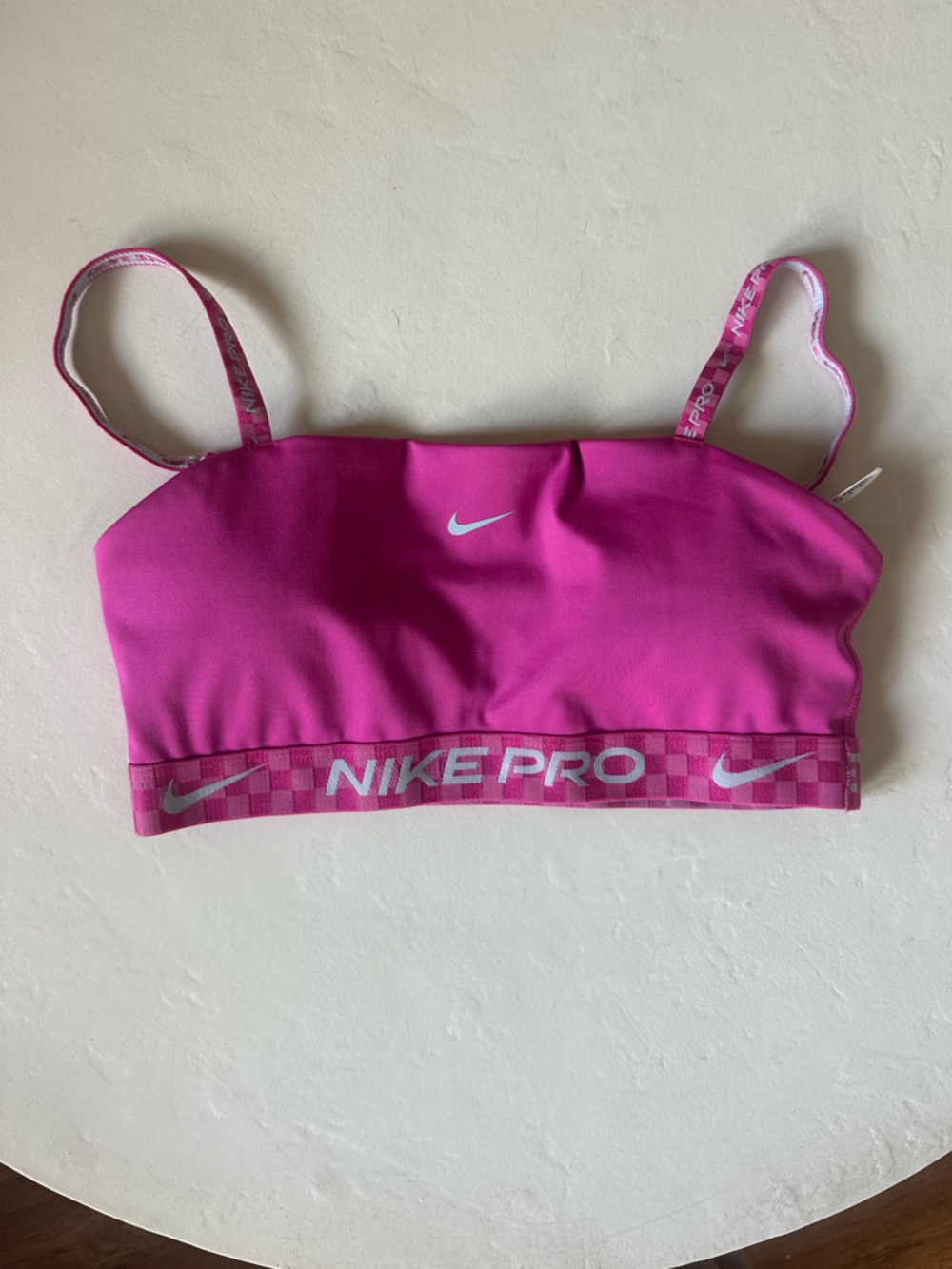 Nike Pro Pink Women's Athletic Crop Sports Bra